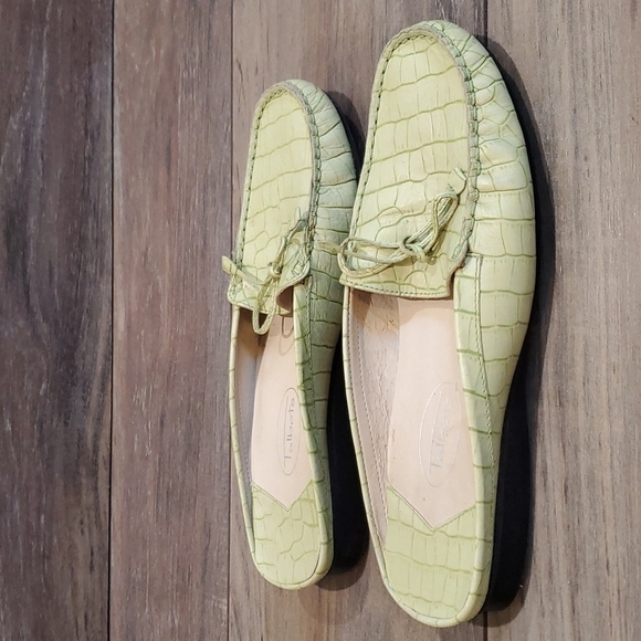 Talbots crocs style moccasin loafer flat shoes sz 5.5 - Picture 2 of 14